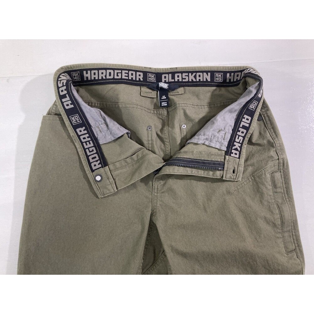 AKHG Alaskan Hardgear Pants Womens 10L Green Stone Run Relaxed 7 Pocket - Picture 9 of 15